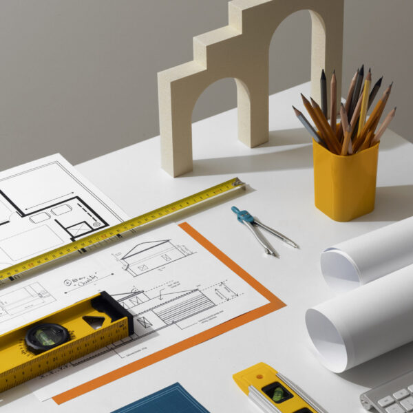 high-angle-measuring-tools-desk-still-life